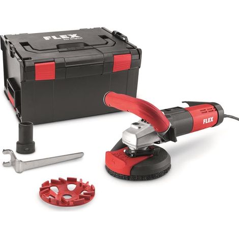 FLEX Sanierungsschleifer 125mm LDE 16-8 125 R, Kit E-Jet 2x Schleifteller 504998