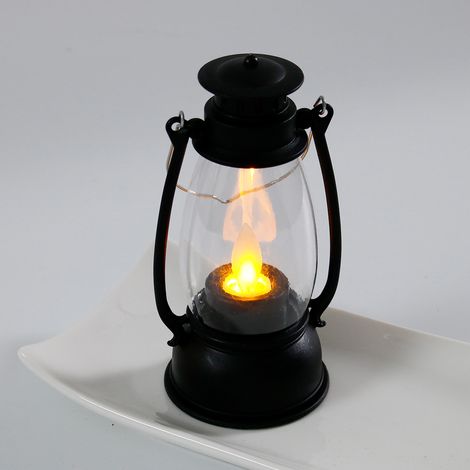 Décorations de Noël, lanternes en forme de poney, guirlandes lumineuses pour fêtes, bougies électroniques LED, lampes à pétro(Y025) (1/5)