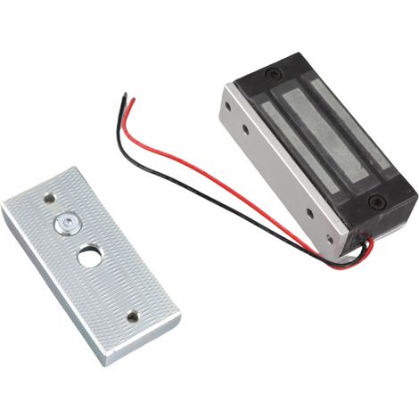 Mini cerradura electromagnética DC12V 60KG, cerradura electrónica magnética para puertas, bloqueo activado por energía.