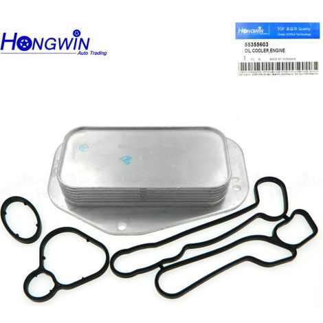 Refroidisseur d'huile pour moteurs Chevrolet Cruze et Opel, référence d'origine : 55355603 (1/5)
