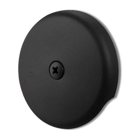 Irovami Plaque bonde baignoire – noir mat, un trou, rénovation salle de bain (1/5)