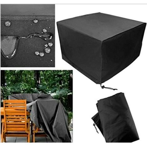 Housse De Meuble - Tissu Oxford 210D Imperméable - Pour Table De Jardin - Dimensions 170 X 94 X 70 Cm - 1 Pièce (1/4)
