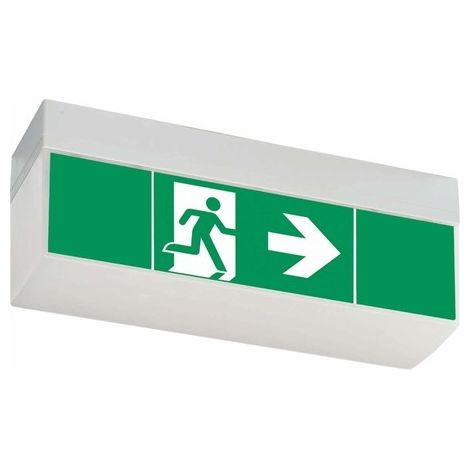 CEAG 40071354776 Indicazione via di fuga illuminata a LED Montaggio a soffitto, Montaggio con catene, Montaggio con sta