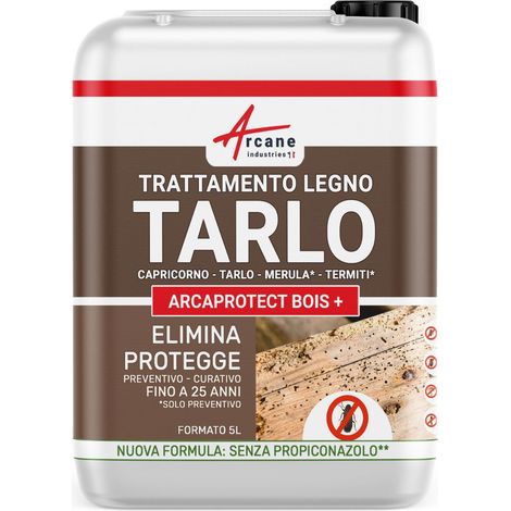 Trattamento tarlo del legno - Anti Xilofago - 5 L  - ARCANE INDUSTRIES