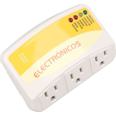 Multiprise parafoudre à 3 prises avec protection contre les surtensions et les surcharges, prise américaine, 120 V, 1440 W, pour appareils électroménagers (1/5)