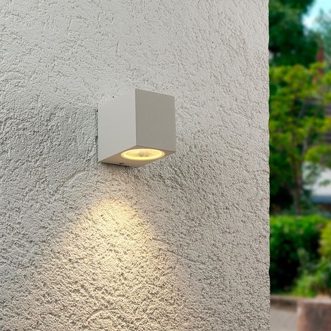 Außenleuchte Wandleuchte Frame DOWN eckig für GU10 IP54 - Farbe: Weiß (1/5)