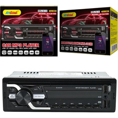 TRADE SHOP - Sistema Audio Lettore Mp3 Radio Per Auto 1din 50wx4 Bluetooth / Usb / Wifi / Gps Q-ca100 - (1/5)