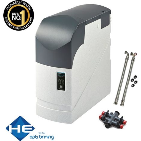 Monarch ULTRA HE Smart Battery Water Softener Block Salt Twin Tank 28mm Supply (1/5)