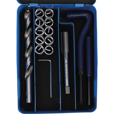 Kit riparazione Bgs Technic acciaio argento 10 filetti (1/5)