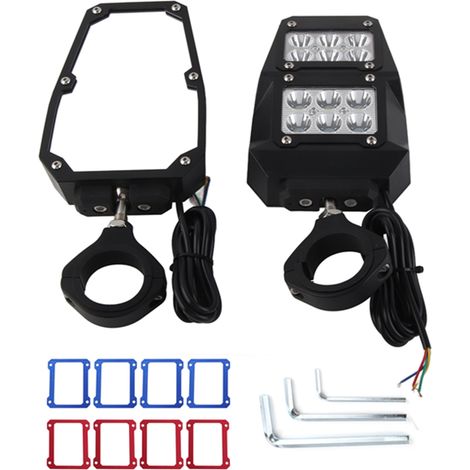 Verstellbarer 360°-UTV-Rückspiegel mit LED-Beleuchtung, kompatibel mit Polaris RZR/Ranger (1/5)
