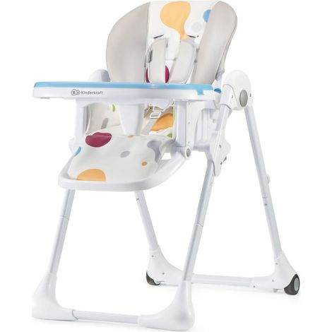 Kinderkraft Yummy Chaise Haute pour Bébé Multicolore