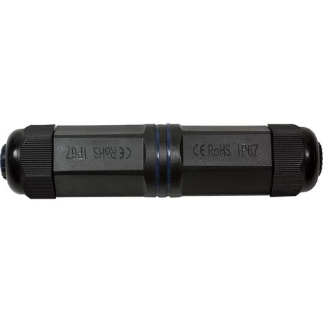 LOGILINK - EMPALME DE CABLE DE RED EXTERIOR RJ45 HEMBRA/HEMBRA, IP67 IMPERMEABLE (1/5)