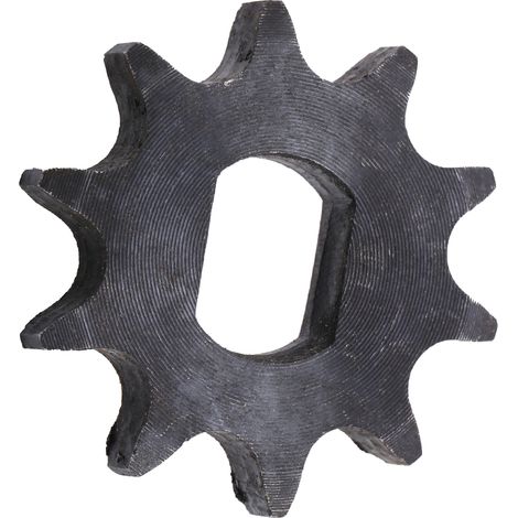 Pignon de chaîne à 10 dents modèle 08B pour moteur à courant continu à aimant permanent 12x17 mm (1/5)