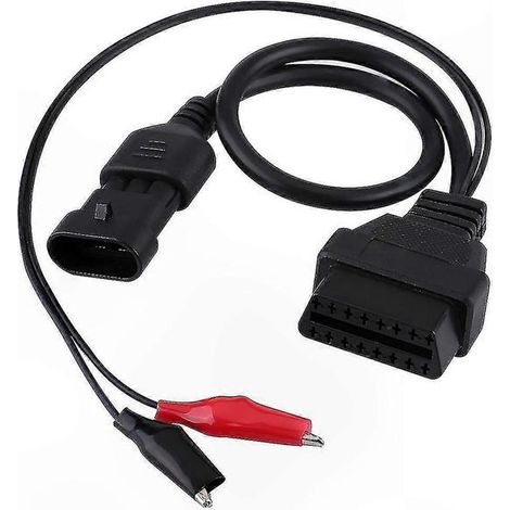 Adaptateur de câble de diagnostic OBD2 - Connecteur 3 broches vers 16 broches pour le diagnostic automobile (1/5)