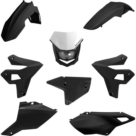 Dr Polisport 400 Drz400 00 24 Plastica resistente nera