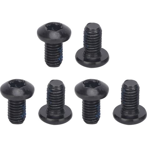 M5x10mm Mountainbike-Bremsscheibenschraube aus Titanstahl, universelle T25-Kopfschrauben, schwarz (1/5)