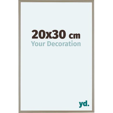 yd. - Cadre photo 20x30 - Champagne - Aluminium - Kent