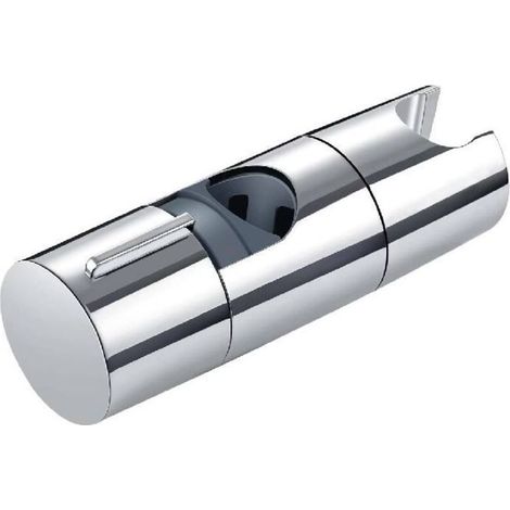 Supporto regolabile per soffione doccia, 18-25 mm, universale, adatto per aste doccia, non richiede foratura, girevole, adatto per la sostituzione in bagno, argento (1/5)