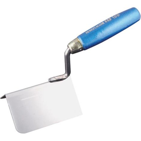 Jung Henkelmann Außeneckenkelle Carbonstahl Holzgriff 90Ã¥¡ Winkel Maße 100x60 (1/3)