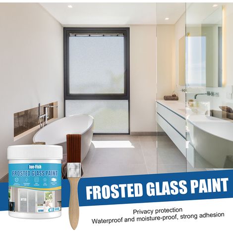 Peinture en aérosol effet verre dépoli 100 ml pour la maison, le bureau, la salle de bain, usage intérieur et extérieur (1/5)
