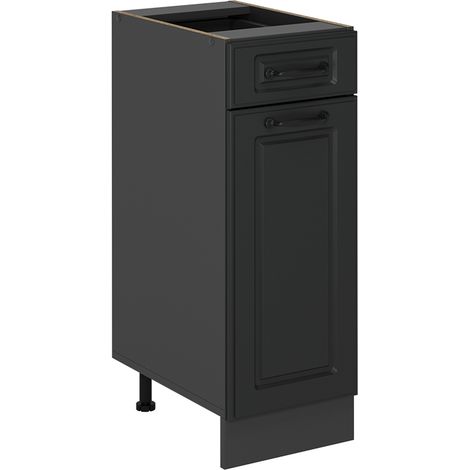 Meuble cuisine R-Line, Anthracite campagne, 30cm sans PT, Vicco