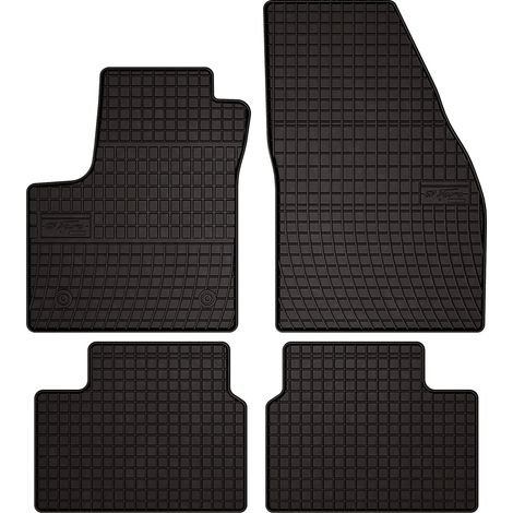 Gummifußmatten für: Opel Meriva B Minivan (2010–2017) – schwarz, passgenau (1/5)