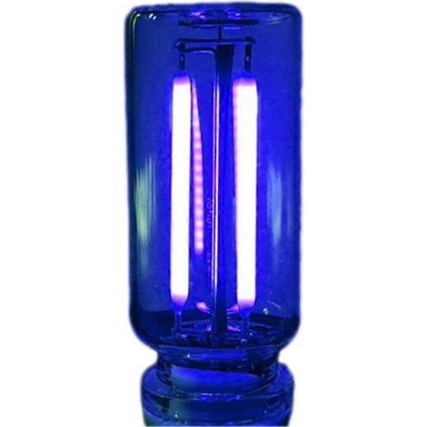 Veilleuse de chevet tactile USB, mini lampe LED à intensité variable pour chambre, voiture, ambiance romantique et décoration intérieure moderne (1 pièce, bleu) (1/5)