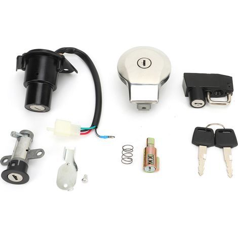 Contacteur de démarrage moto avec serrure réservoir carburant, casque et coffre, jeu de clés pour Virago XV125 XV250 XV535