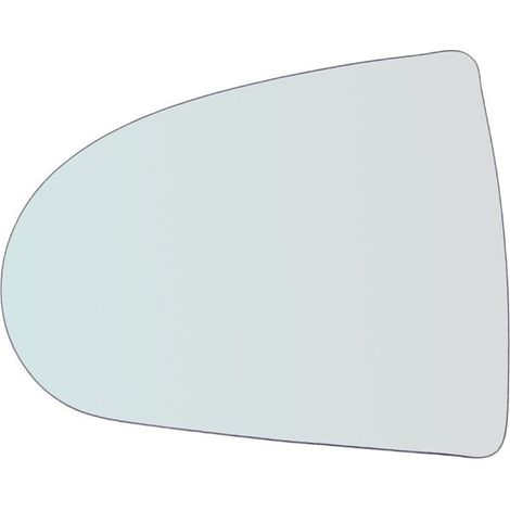 Vetro specchio retrovisore lato sx per mitsubishi colt cz3 dal 2004-2014 (1/5)
