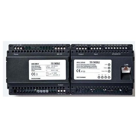 Siedlesohne Controlador Altavoz de Puerta Negro 48 V