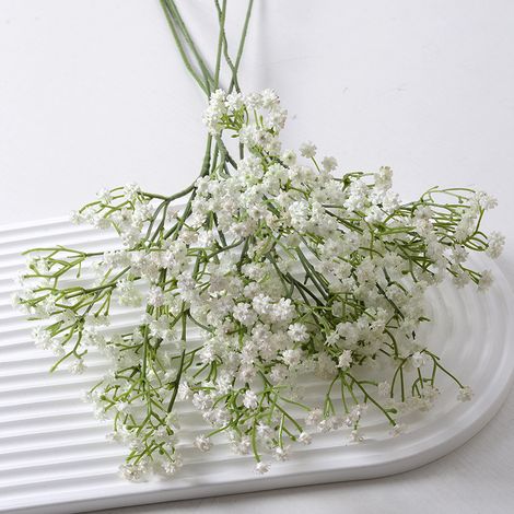 Ensemble de 6 magnifiques fleurs artificielles réalistes pour fêtes, compositions florales, décoration intérieure (52 cm)-AquaForge (1/4)