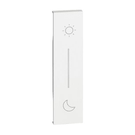 Enjoliveur Living Now with Netatmo pour commande lever coucher 1 module blanc BTICINO BTKW41 (1/2)