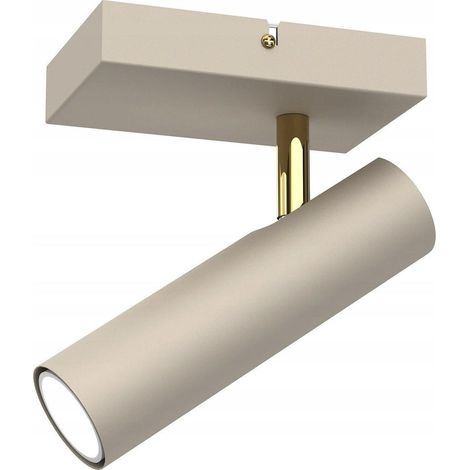 Lámpara de pared y techo beige, orientable, 1xGU10 8W, Axion Luminex