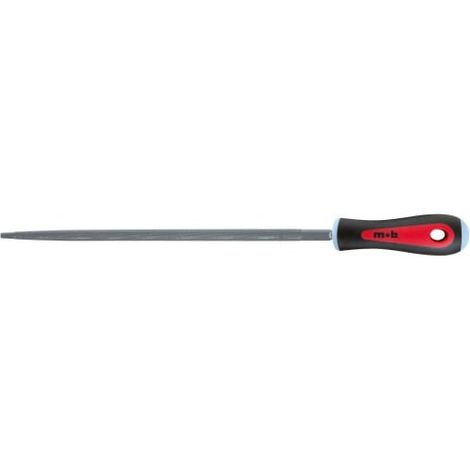 Limes rondes avec manche bi-matière 914 taille bâtarde 25x7 - NOVALIA