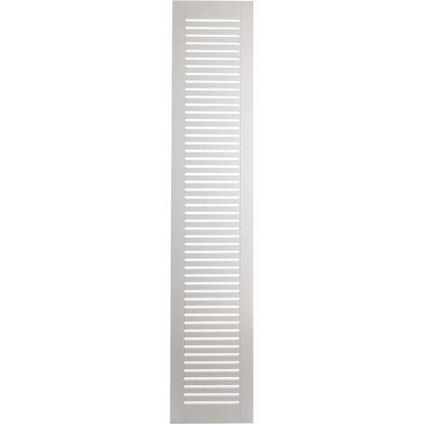 Portes ajourées MDF laqué blanc 242,2 x 49,4 cm KOLM