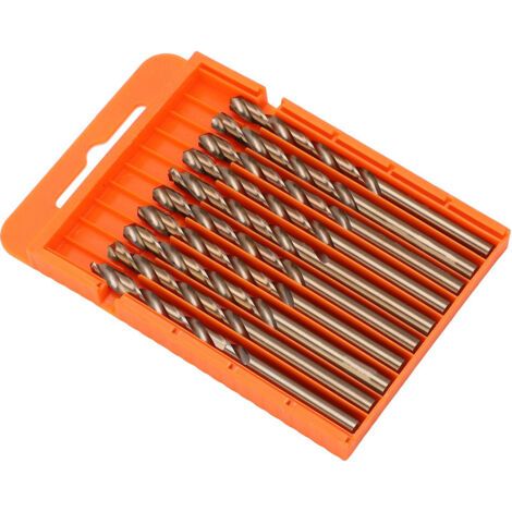 10 forets à métaux HSS de 5,5 mm - Forets droits pour perceuses à métaux - Accessoires d'outillage (1/5)
