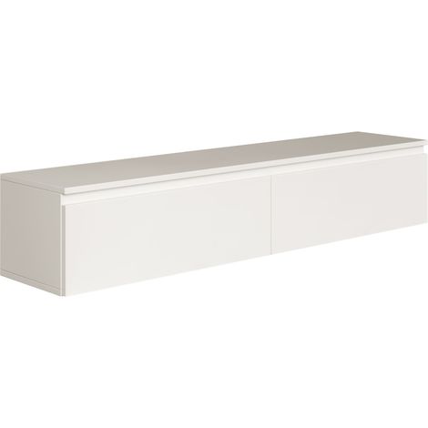 Selsey BEMMI -Mobile TV sospeso a 2 ante -150 cm -bianco