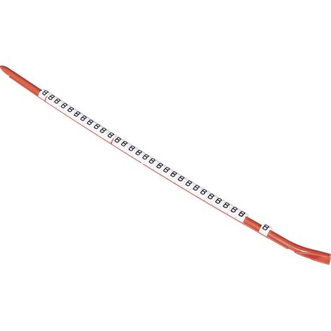 TE Connectivity STD03W-A Kennzeichnungsclip Aufdruck A Außendurchmesser-Bereich 1.90 bis 2.65 mm 167