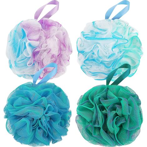 Éponge de bain, éponge de douche, éponge de bain pour adultes, exfoliante (1/5)