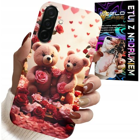 Custodia per Samsung Galaxy A36 5G - orsetti, amore TU, cuori, molti motivi (1/5)
