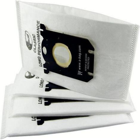 S-BAG SACS ASPIRATEUR (X10) CLASSIQUE LONG PERFORMANCE POUR ASPIRATEUR Sac aspirateur - Compatible : ELECTROLUX, TORNADO