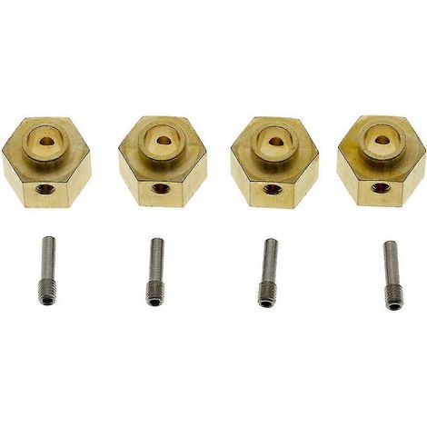 Compatible avec les adaptateurs hexagonaux lestés en laiton de 12 mm pour chenille RC SCX10 III AXI03007 Capra 1.9 UTB. (1/5)