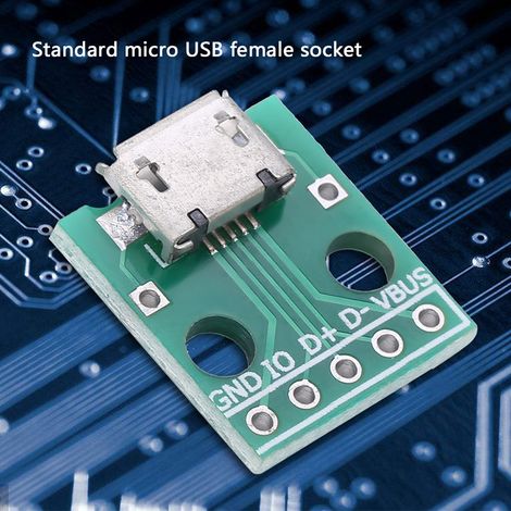 Micro-USB-zu-DIP-Adapterplatine (1/5)