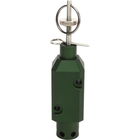 Wiederverwendbarer Perimeteralarm aus Aluminiumlegierung, Frühwarnsystem für Outdoor-Aktivitäten, olivgrün. (1/5)