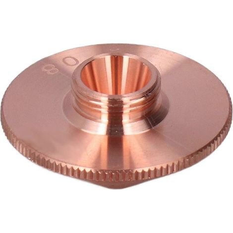 Buse de soudage du cuivre à ouverture de 0,8 mm, buse de découpe laser à fibre optique monocouche 1000 MPa