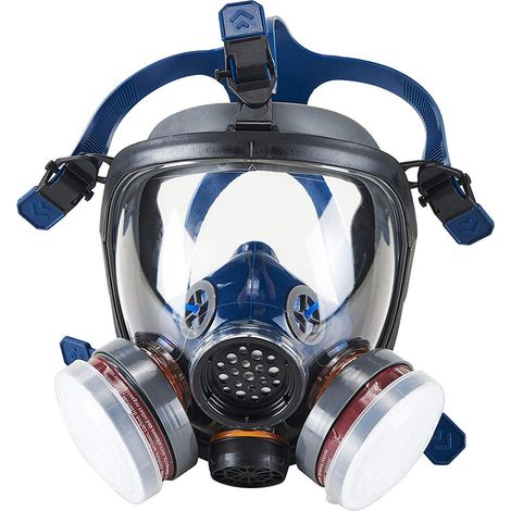 Respirateur Facial Complet,Protection du Visage Masque de Sécurité Respirateur à Vapeur Organique pour Peinture,Certification CE