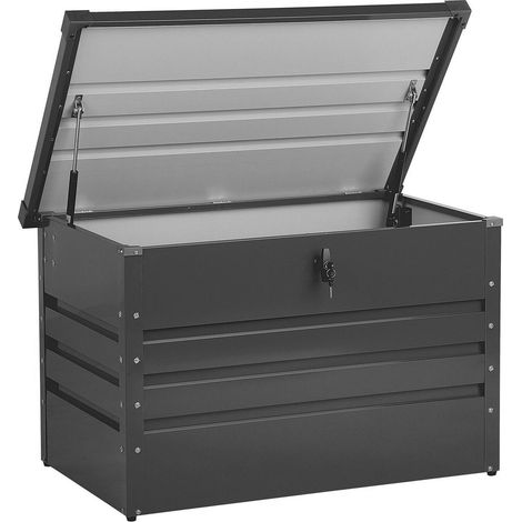 Aufbewahrungsbox CEBROSA 100 cm 62 cm Graphitgrau (1/6)
