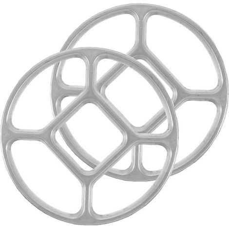 Lot de 2 supports de cuisinière stables en alliage, support pour cafetière, grille de brûleur de cuisinière à gaz, antidérapant-Silver