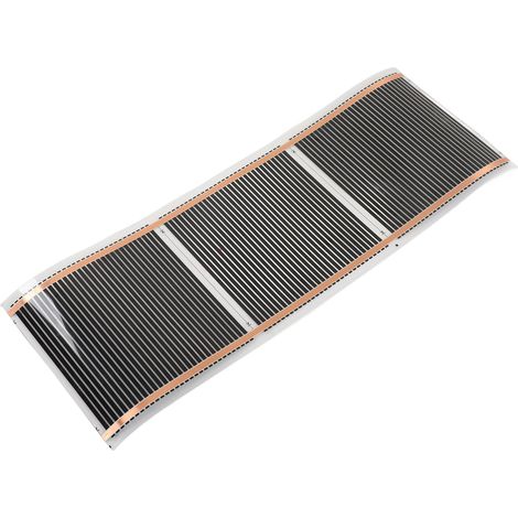 Tapis chauffant électrique radiant 220 V, silencieux, grande taille (25 x 95 cm / 9,84 x 37,4 pouces) pour la maison (1/5)