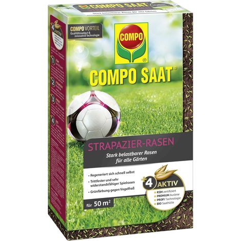 COMPO SAAT Strapazier-Rasen 1kg für 50m² (1/4)